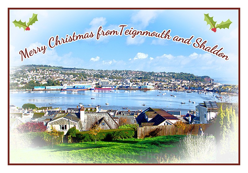XM044 - Looking towards Teignmouth from Shaldon - XMAS CARDS Teignmouth and Shaldon