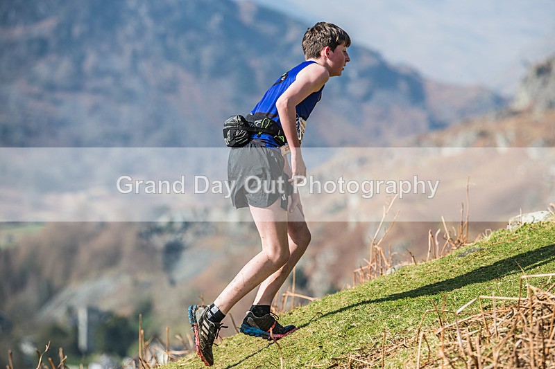 Elterwater-220 - Kendal Winter League Elterwater Under 15/17 Fell Races Sunday 9th March 2025