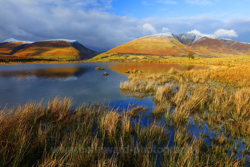 Tewitt tarn and Blencathra.    Ref - The Pennines and Cumbria