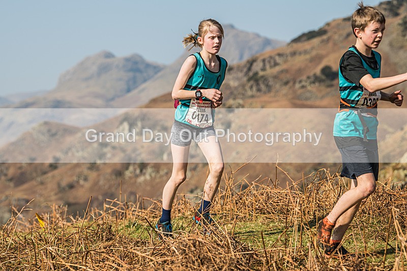 Elterwater-97 - Kendal Winter League Elterwater Under 13 Fell Race Sunday 9th March 2025