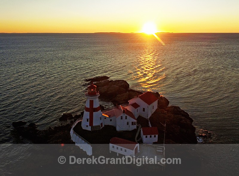 Sunrise Head Harbor Lighthhouse Campobello Island - Fundy Postcards