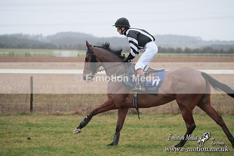 PtP 260125 221 - Cocklebarrow Point-to-Point racing with the Heythrop Hunt 26/01/25