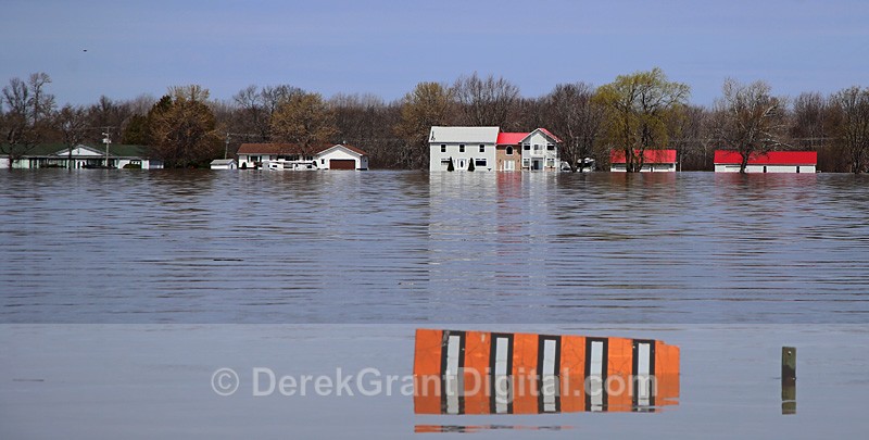 St. John River  - Spring Flood 2018 New Brunswick Canada - Extreme Weather