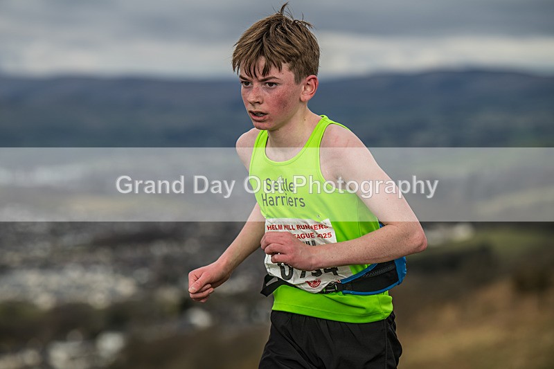 Helm Hill -678 - Kendal Winter League Helm Hill Fell Races (Under 13/15/17 & Seniors) Sunday 16th March 2025