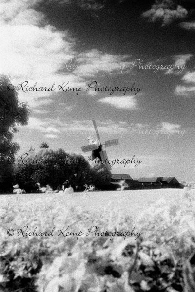 Skidby Mill - IR - Fine Art