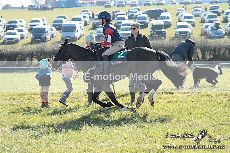 PR 010325 77 - Pony Racing from Beaufort Races Didmarton 01/03/25