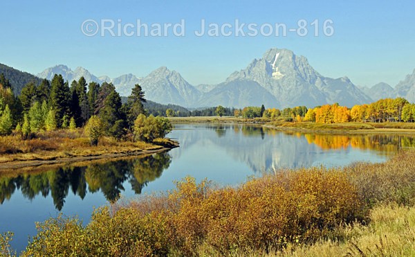 Mt. Moran at Ox Bow Bend - Grand Teton National Park