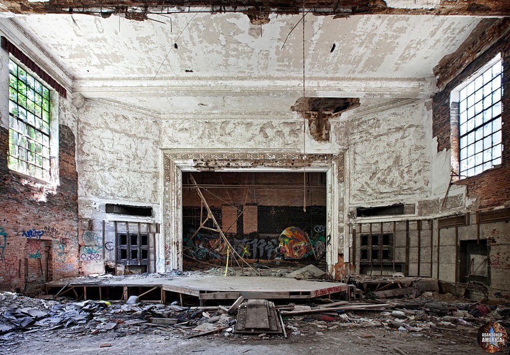Gary, Indiana | City Methodist Church Stage - Gary, Indiana