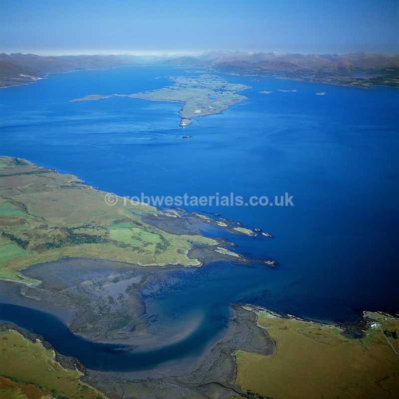 aerial pictures of Scotland west coast Islands of Mull
