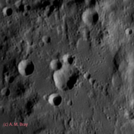Muller & Crater Chain - Moon: Central Region