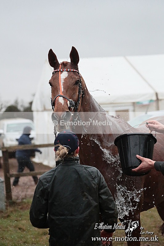 PtP 260125 942 - Cocklebarrow Point-to-Point racing with the Heythrop Hunt 26/01/25