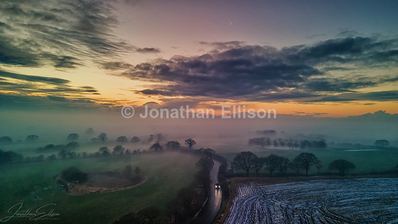 A Winter's Drive - Lancashire