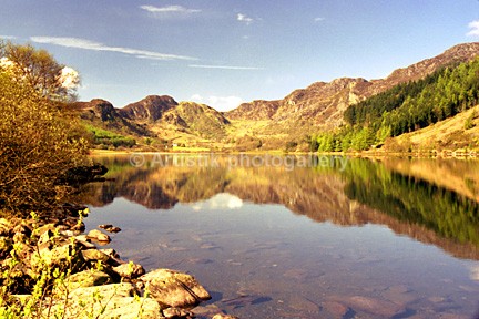 Crafnant reflections C00-3-11 - Sceniks.com - Snowdonia landscape photographs by Dave O'Shea