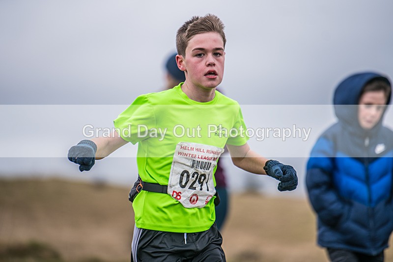 Cunswick U15  U17-118 - Kendal Winter League Cunswick Scar Junior Under 15 & 17 Fell Races Sunday 26th January 2025