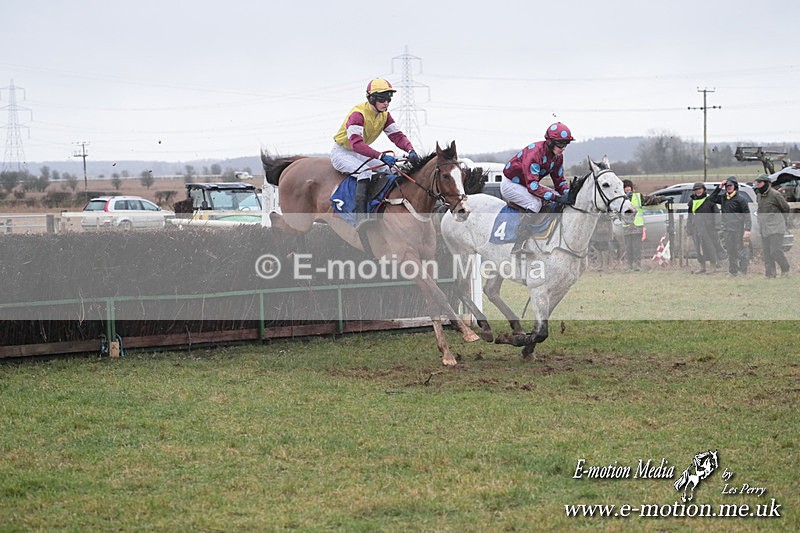 PtP 260125 568 - Cocklebarrow Point-to-Point racing with the Heythrop Hunt 26/01/25