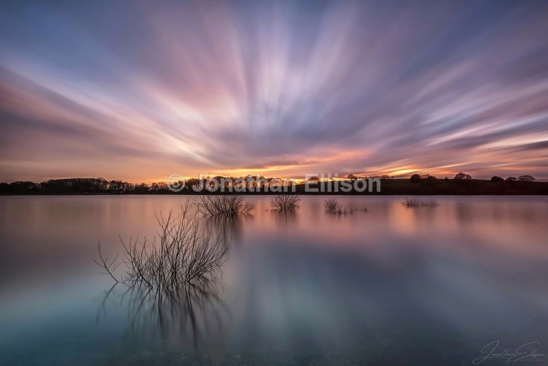 Anglezarke Reservoir Sunset - Rivington And Surrounding Areas