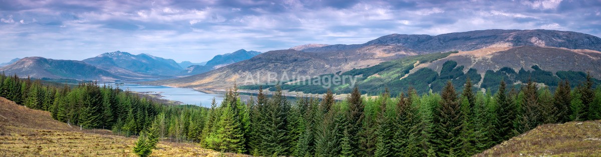 Loch Loyne Panorama - My Scotland - The Landscapes