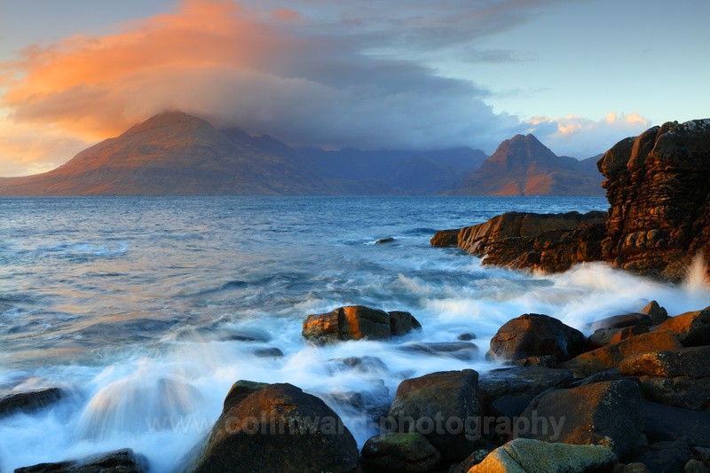 Evening light on the Cuillins, Elgol, Isle of Skye - Scotland