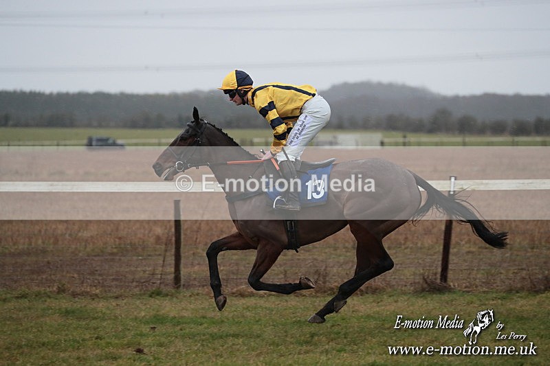PtP 260125 205 - Cocklebarrow Point-to-Point racing with the Heythrop Hunt 26/01/25