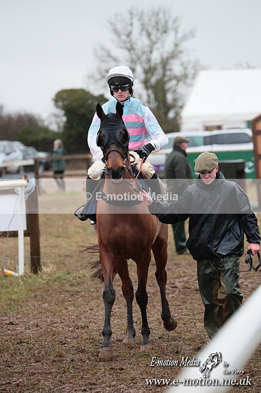 PtP 260125 817 - Cocklebarrow Point-to-Point racing with the Heythrop Hunt 26/01/25