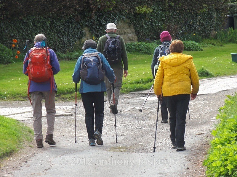 032 Through  Aberford heading for Parlington - SAINT PAULINUS PILGRIMAGE TRAIL