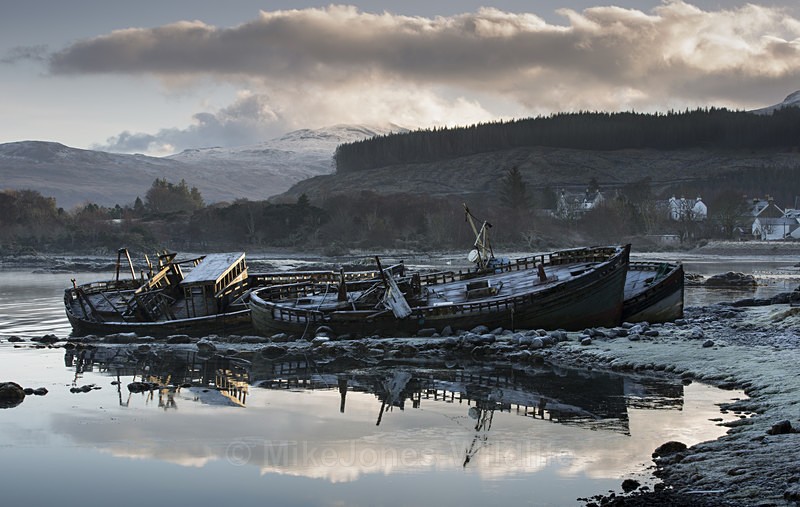 FROSTY BOATS, Salen Bay, Isle of Mull, Scotland - ISLE OF MULL LANDSCAPE PHOTOGRAPHY