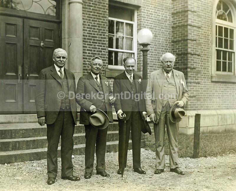 Lord Beaverbrook Entourage - UNB 1931 Fredericton Canada - Historic New Brunswick