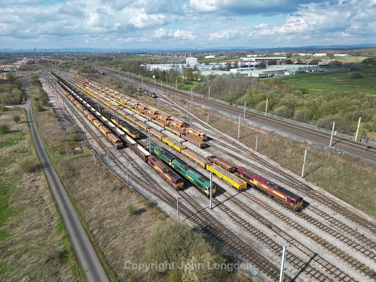 JL - 15.4.23 - Carlisle Yard - West Coast Main Line (north to south)
