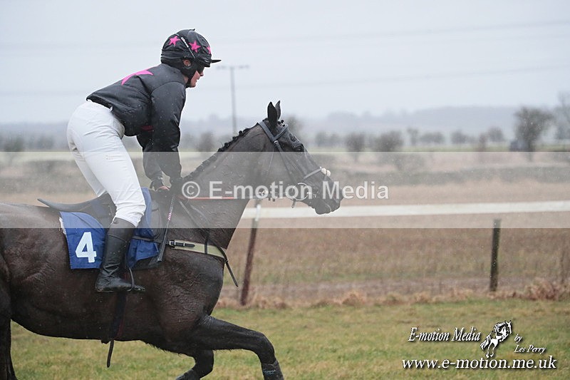 PtP 260125 341 - Cocklebarrow Point-to-Point racing with the Heythrop Hunt 26/01/25