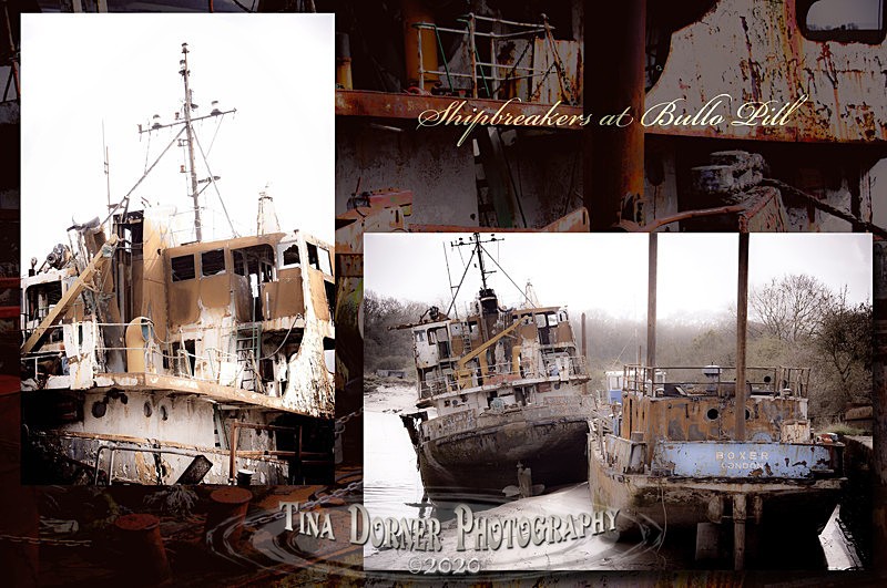 Rusted Hulls by Tina Dorner Photography, Forest of Dean and Wye Valley, Gloucestershire