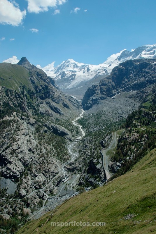 Gorner Glacier and meltwaters - Travel, city/land scapes