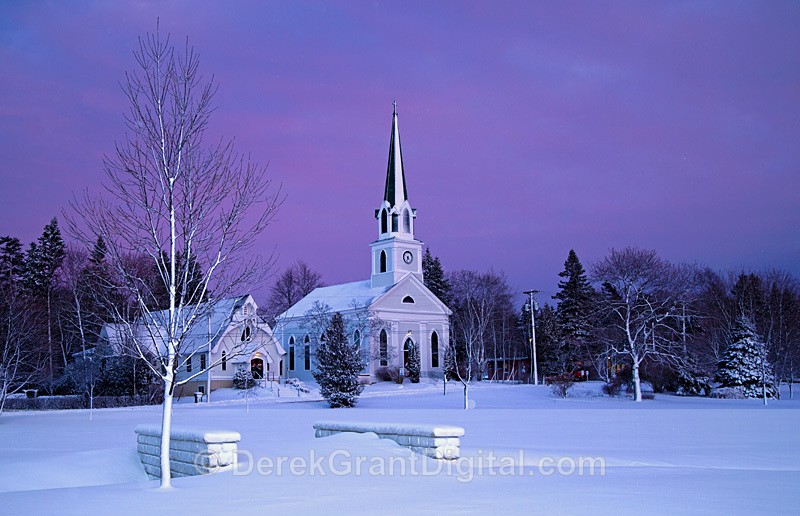 Rothesay Postcard - New Brunswick Canada - Winterscape