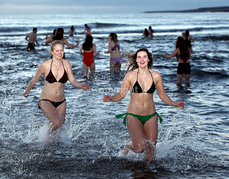 The May Dip,St Andrews - People