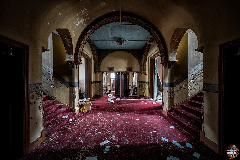Irem Shrine (Wilkes-Barre, PA) | First Floor Hallway - Irem Temple