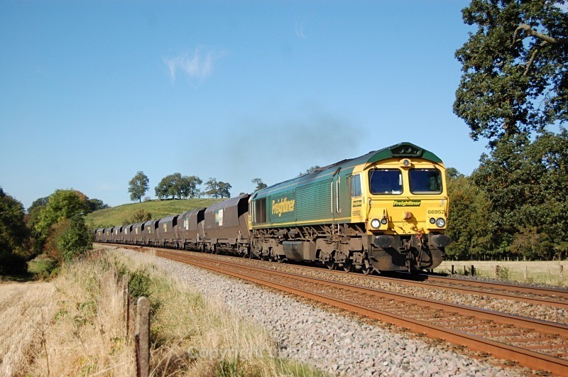 9.10.12 - 66952 6Z68 Killoch - Drax, Black Leases Farm - Black Leases Farm