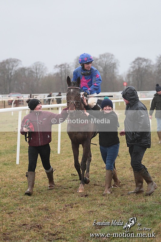 PtP 260125 611 - Cocklebarrow Point-to-Point racing with the Heythrop Hunt 26/01/25