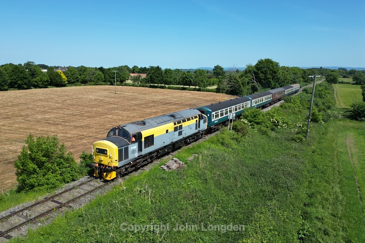 JL - 3.6.23 37250 13:30 Leeming Bar - Redmire, Great Crakehall E - The wonderful Wensleydale Railway