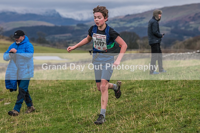Cunswick U13-164 - Kendal Winter League Cunswick Scar Junior Under 13 Fell Race Sunday 26th January 2025