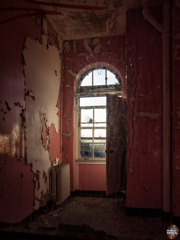 Sydenham/Montebello Hospital (Baltimore, MD) Through Grimy Glass