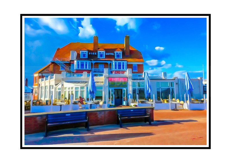 Seaside Serenity, Gorleston-On-Sea Paintings by Paul Duddell, Whispers & Strokes - Artist, Painter, and Photographer