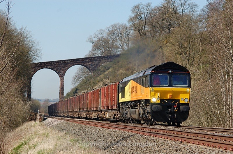 14.4.10 - 66843 6J37 Carlisle - Chirk, Newbiggin - Newbiggin