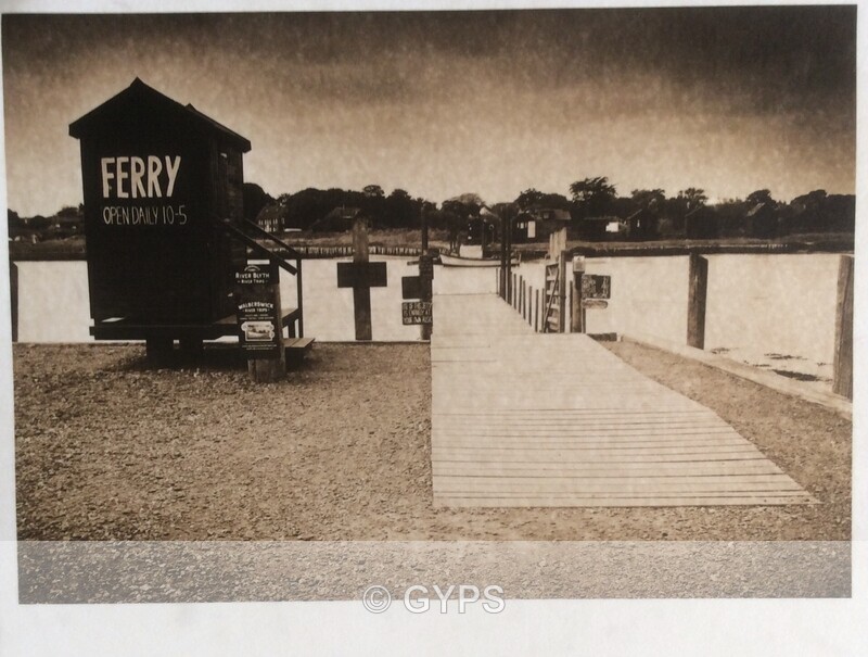 Southwold harbour ferry - Scanned Darkroom Prints