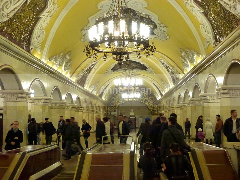On the underground... - Moscow