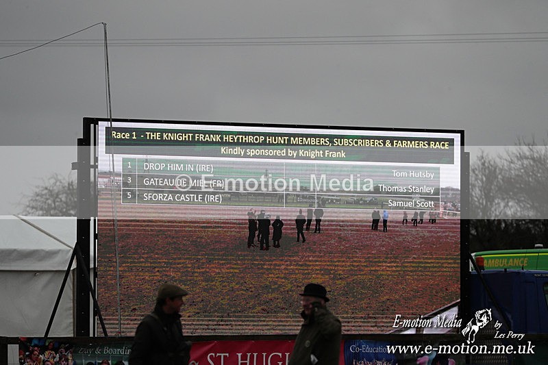 PtP 260125 1 - Cocklebarrow Point-to-Point racing with the Heythrop Hunt 26/01/25