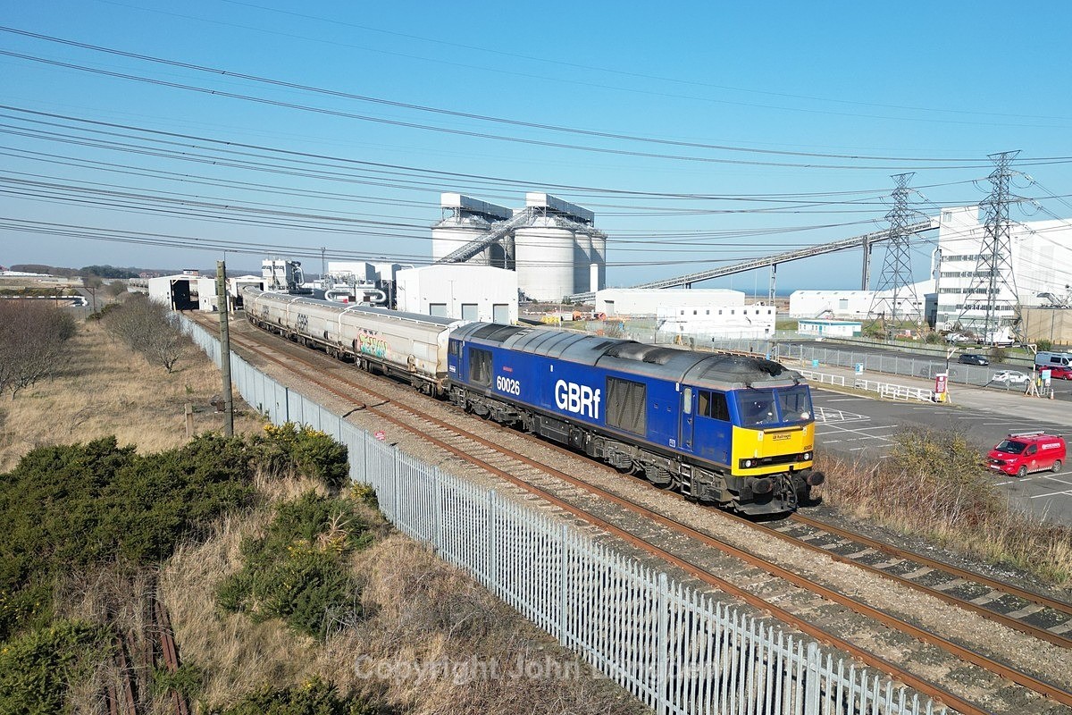 JL - 6.3.26 60026 6N87 Lynemouth - Tyne CT, Lynemouth - Latest shots