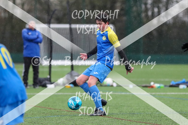 1DX20430 - 2026-02-15 FC Abbey Meads U13 Purple V Royal Wootton Bassett Town Youth U13 Yellow