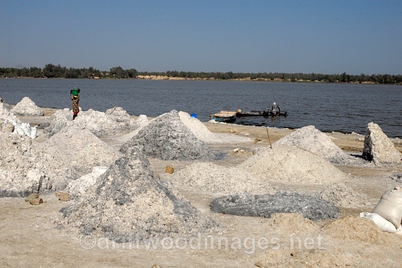 Senegal Lac Rose salt production 4 - Senegal Salt Production at Lac Rose