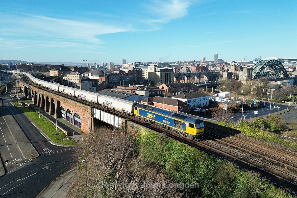 JL - 6.2.25 60087 6N19 Lynemouth PS - Tyne Dock CT, Gateshead - Latest shots