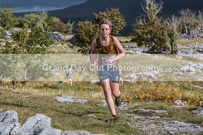 ESFRC Year 8-9-76 - English Schools Fell Running Championships Year 8-9 Giggleswick Saturday 1st October 2022