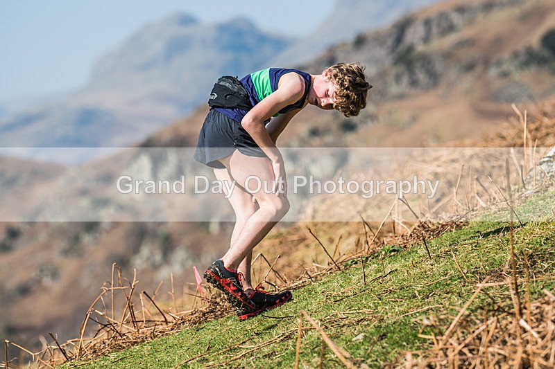 Elterwater-224 - Kendal Winter League Elterwater Under 15/17 Fell Races Sunday 9th March 2025